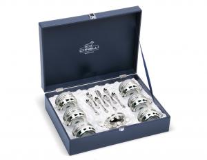 Serviciu de Cafea/Ceai 6 Persoane Silver Plated by Chinelli - made in Italy [0]