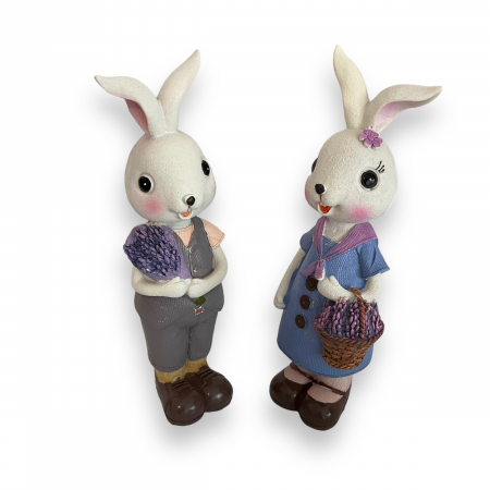 Set 2 Decoratiuni Paste Iepurasi - Cadou Paste [1]