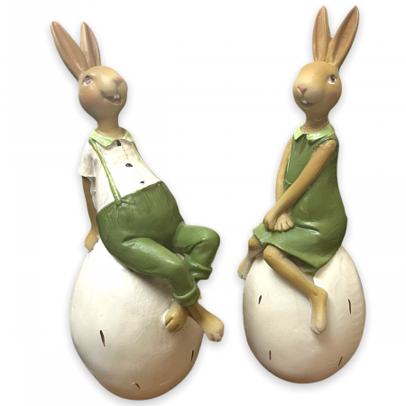 Set 2 Decoratiuni Paste Iepurasi Green [3]