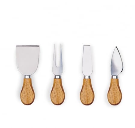Set 4 cuțite pentru brânză Wooden Box [4]