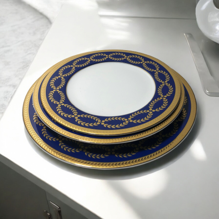 Set farfurii Portelan Blue Gold Greece [0]