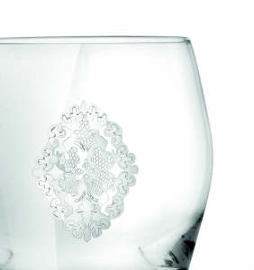 Set 2 pahare Acqua Atelier Arabesque Silver Plated by Chinelli, made in Italy [1]