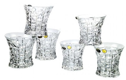 Set 6 Pahare de Whisky BOHEMIA Crystal - 350 ml [0]