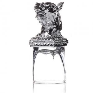 Set 4 Pahare Vodka Cavallo, by Chinelli - made in Italy [2]