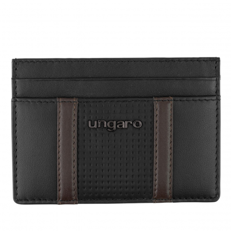 Portofel Piele Naturala Carduri Ungaro Taddeo Black [1]
