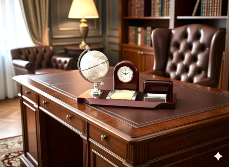Set Birou Business Desk Antique Clock [2]