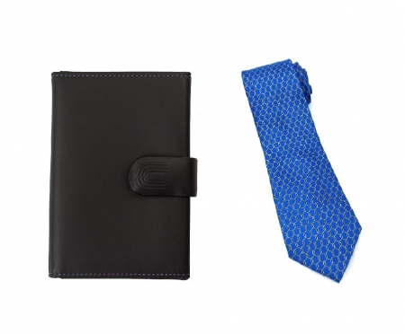 Set Black Gentleman Portcard Ungaro si Cravata matase [0]