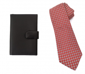Set Black Gentleman Portcard Ungaro si Cravata matase [9]