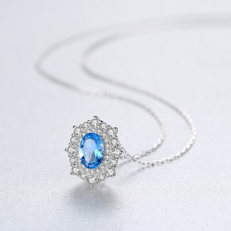 Set Cercei Colier Royal Topaz Blue [8]