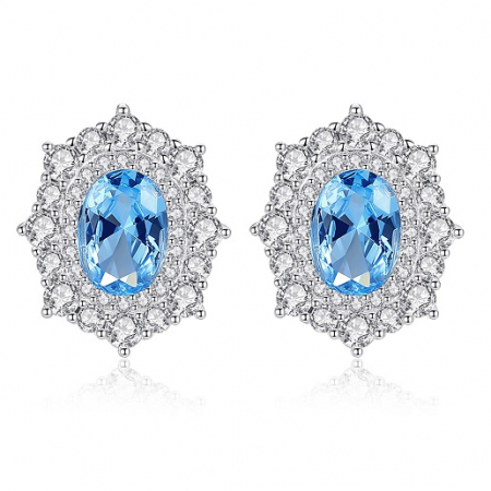 Set Cercei Colier Royal Topaz Blue [3]