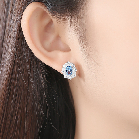 Set Cercei Colier Royal Topaz Blue [1]