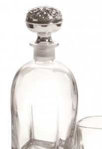 Set Whisky SILVER BORDURA 6 pahare placat cu argint by Chinelli, made in Italy [2]