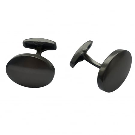 Set Butoni Black Mate Oval [1]