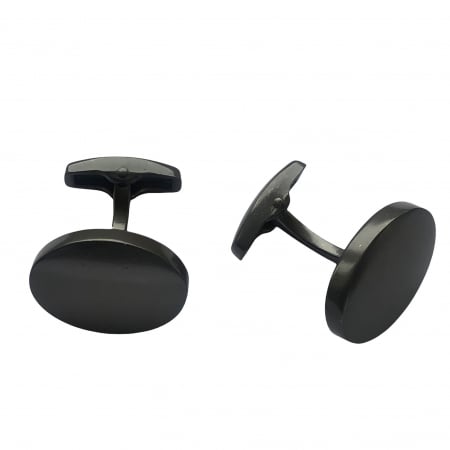 Set Butoni Black Mate Oval [2]