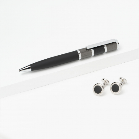 Set Butoni si Roller Hugo Boss Black & Batista Barbati Matase Borealy [1]