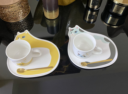 Set Cadou Cani & Farfuri LoveCats [1]