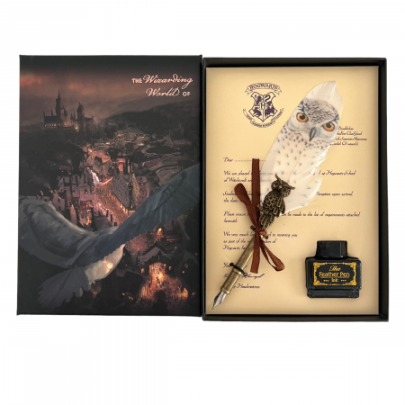 Set Caligrafie Harry Potter - Pana de scris si calimara desk [1]