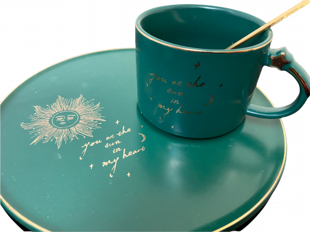 Set cana si farfurioara "You are the sun in my heart" [1]