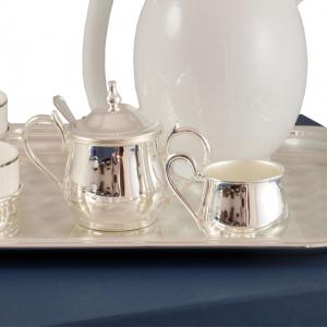 Set Ceai 4 persoane Silver Plated Home Chinelli - made in Italy [3]