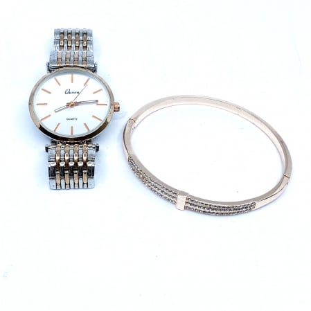 Set Ceas Lady Luxury Gold & Bratara Trio [0]