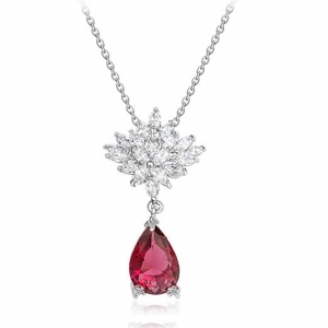 Set Cercei si Colier Borealy Glamorous Diva Ruby [6]