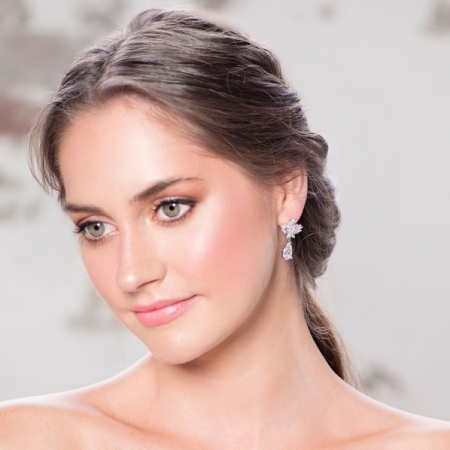 Set Cercei si Colier Borealy Glamorous Diva White [5]