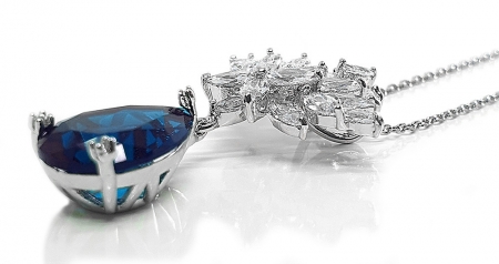 Set Cercei si Colier Borealy Glamorous Diva Marine [2]