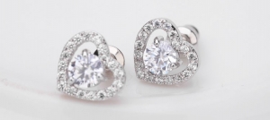 Set Cercei si Colier Romantic Hearts Borealy [5]