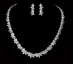 Set Cercei şi Colier Luxury Wedding Borealy [2]