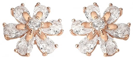 Set Cercei, Colier si Bratara Pink Flower by Borealy [1]