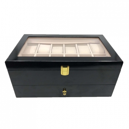 Cutie 22 ceasuri Dark Luxury Wood - personalizabil [1]