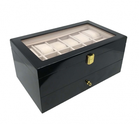 Cutie 22 ceasuri Dark Luxury Wood - personalizabil [6]