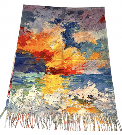 The Lady in Gold Esarfa Matase  - Gustav Klimt [2]