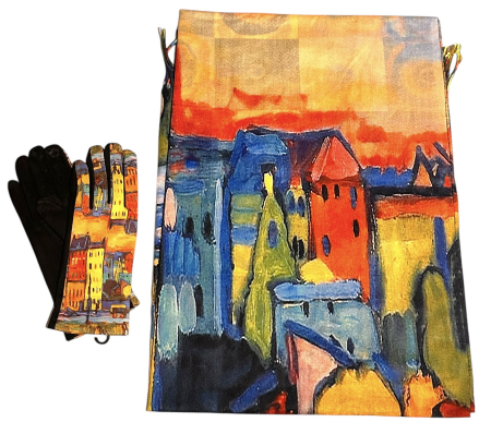 Cadouri Secret Santa - The Lady in Gold Esarfa Matase  - Gustav Klimt