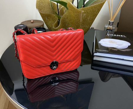 Red Glam Set Geanta, Portofel si Esarfa Casmir [1]