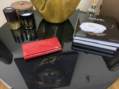 Red Glam Set Geanta, Portofel si Esarfa Casmir [2]