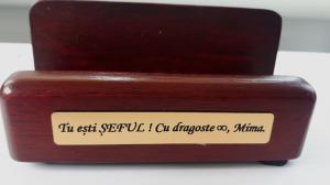 Set multifunctional pentru birou Antique Mahogany cu 8 accesorii [12]