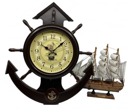 Boatman's Brown Clock Ship [0]