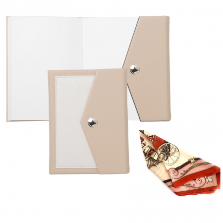 Set Pink Agenda Cacharel si Esarfa Matase Borealy [0]