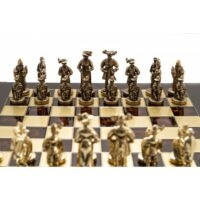 SET SAH MANOPOULOS CAVALERI PERIOADA MEDIEVALA TABLA BORDO [2]
