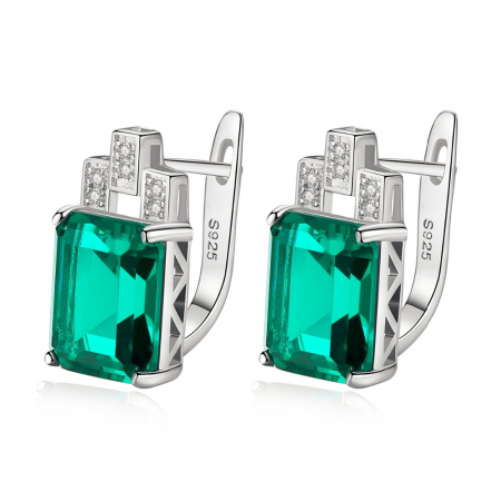 Set Smarald Cocktail Charm Cercei si Colier [4]