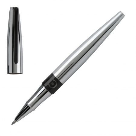Set  Frank Chrome (ballpoint pen & rollerball pen) Cerruti 1881 & Butoni Elegant Round Silver [1]