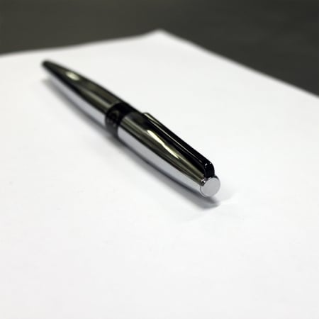 Set  Frank Chrome (ballpoint pen & rollerball pen) Cerruti 1881 & Butoni Elegant Round Silver [6]