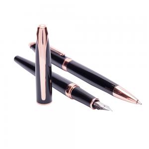 Cadou Business Desk Black & Rose Gold Stilou, Pix si Butoni [1]