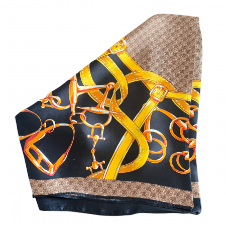 Set Luxury Black Portofel Piele Naturala Rose, Pix Cacharel si Esarfa Matase [1]