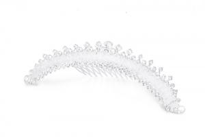 Set Borealy Cercei, Colier si Tiara White Glow [4]