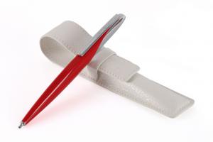 Set Red Royale S.T. Dupont Etui şi Pix si Note Pad Light Grey Hugo Boss [1]