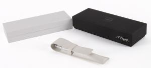 Set Red Royale S.T. Dupont Etui şi Pix si Note Pad Light Grey Hugo Boss [5]