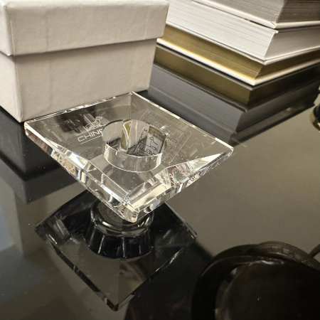 Sfeșnic din cristal QUADRA  "LUX’’  by Chinelli, made in Italy [3]