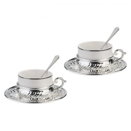 American Silver Coffee Set for Two by Chinelli [1]